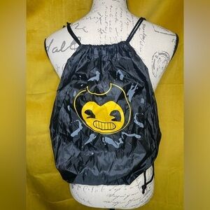 Bendy and the Ink Machine - drawstring lightweight double sided bag - EUC